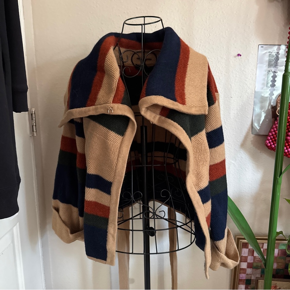 Marc By Marc Jacobs Multicolor Striped Cardigan